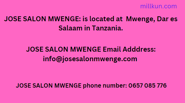 JOSE SALON MWENGE Address, phone number Email Address