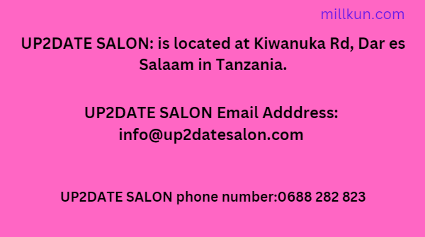 UP2DATE SALON Address, phone number Email Address