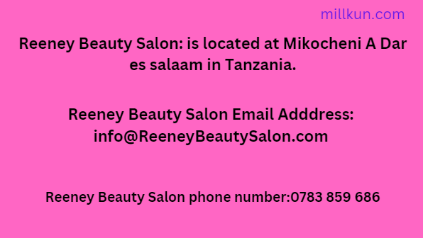 Reeney Beauty Salon Address, phone number Email Address