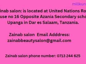 Zainab salon Address, phone number Email Address