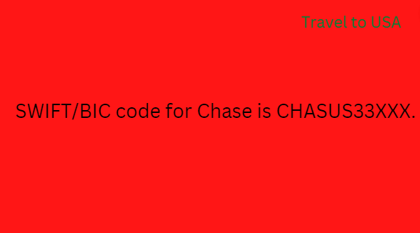 SWIFT/BIC code for Chase
