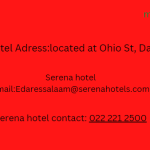Dar es salaam Serena Hotel Address, Contacts phone number, Email