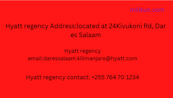 Hyatt regency Address, Contacts phone number, Email and Location