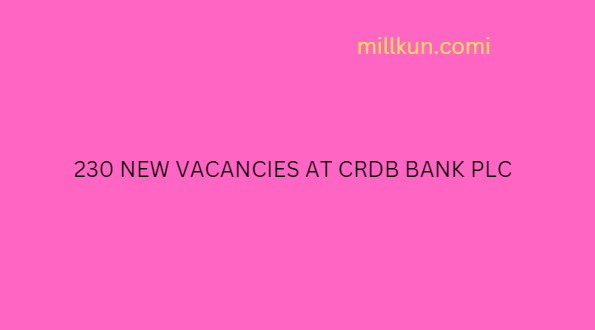 New job vacancy at CRDB Bank