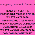 Tanesco emergency number in Dar es salaam