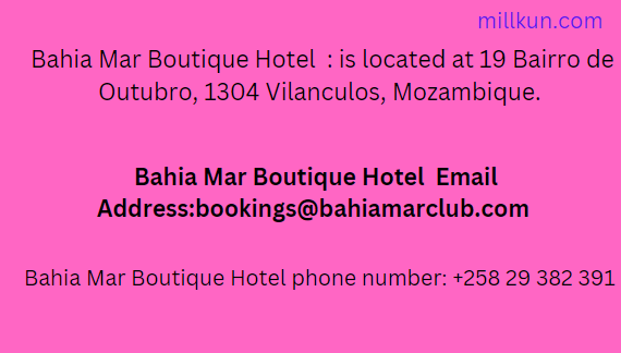 Endereço do Bahia Mar Boutique Hotel, telefone para contato, e-mail