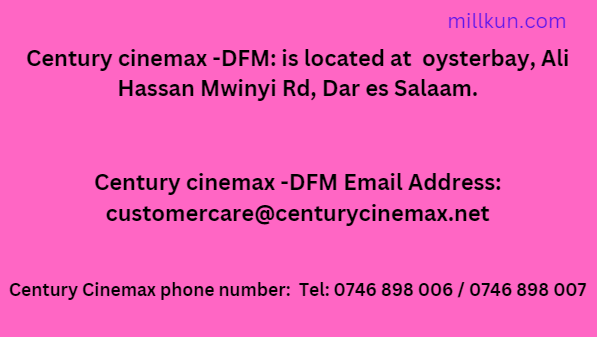 Century cinemax -DFM Address, contact details, Email Address