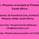 Salon Cleo -Phoenix Location/Address, phone number ,Email Address & Social Networks
