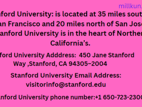 Stanford University Location/Address, phone number ,Email Address & Social Networks