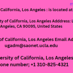 University of California, Los Angeles Location