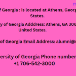 University of Georgia phone number