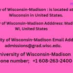 University of Wisconsin-Madison phone number