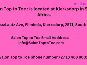 Salon Top to Toe Location/Address, phone number, Email Address & Social Networks