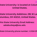 The Ohio State University phone number