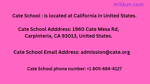 Cate School phone number