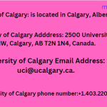 University of Calgary Menghubungi cara/metode