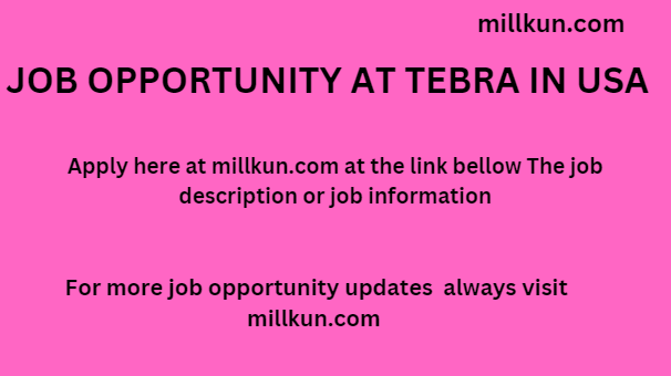 job opportunity at Tebra United States