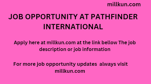 job opportunity at Pathfinder International