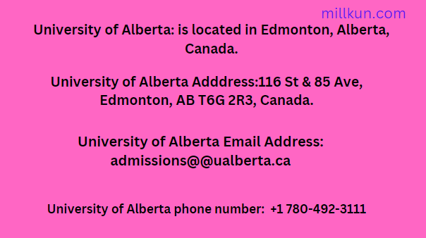 Universidad de Alberta Vías/métodos de contacto