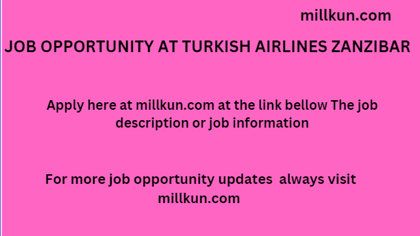 job opportunity at Turkish Airlines