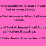 University of Saskatchewan Contact ways/methods