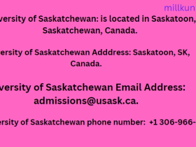 University of Saskatchewan Contact ways/methods