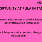 Job opportunity Pula in Dar es-Salaam