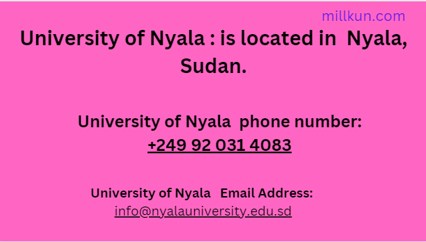 University of Nyala Contact