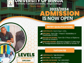 Courses Offered At University of Iringa