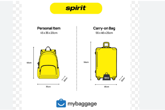 Spirit airlines baggage fees