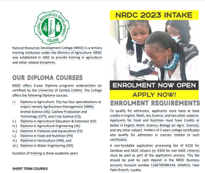 Nrdc courses and fees 2022