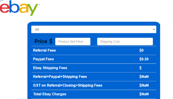 ebay fees calculator