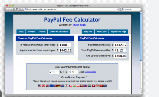 Paypal fees calculator uk