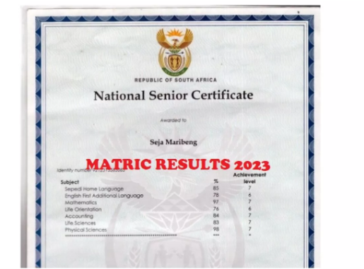 Matric Results 2023